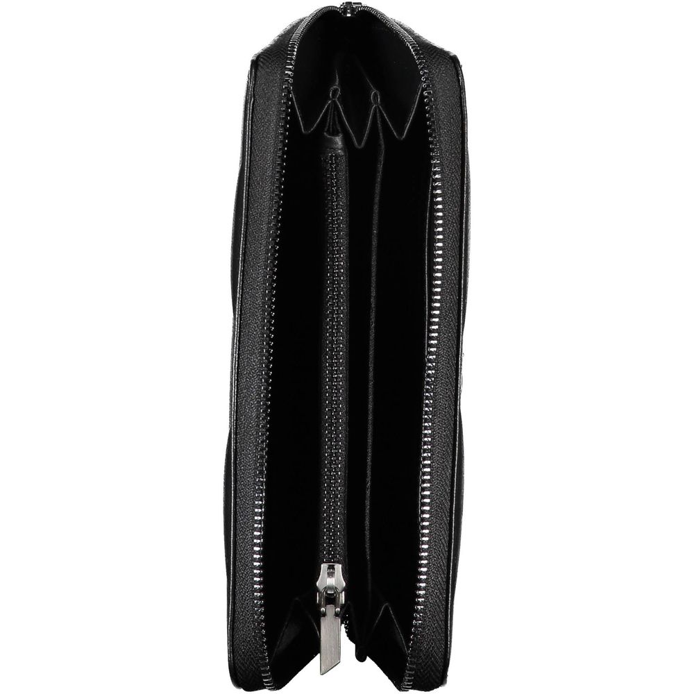 Calvin Klein Black RFID Blocking Wallet With Five Compartments Coin Pocket Card Slots by Calvin Klein