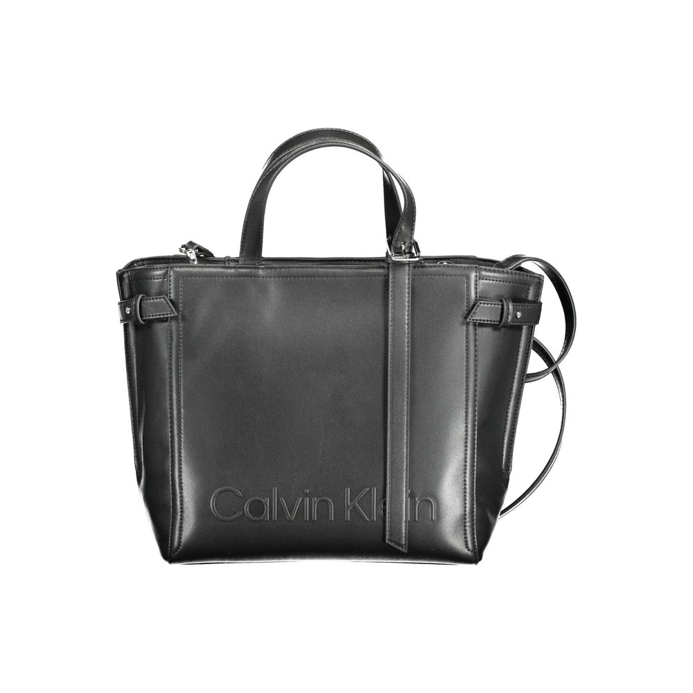 Calvin Klein Black Handbag Eco Chic Everyday Carry for Modern Eco Conscious Fashion Lovers by Calvin Klein