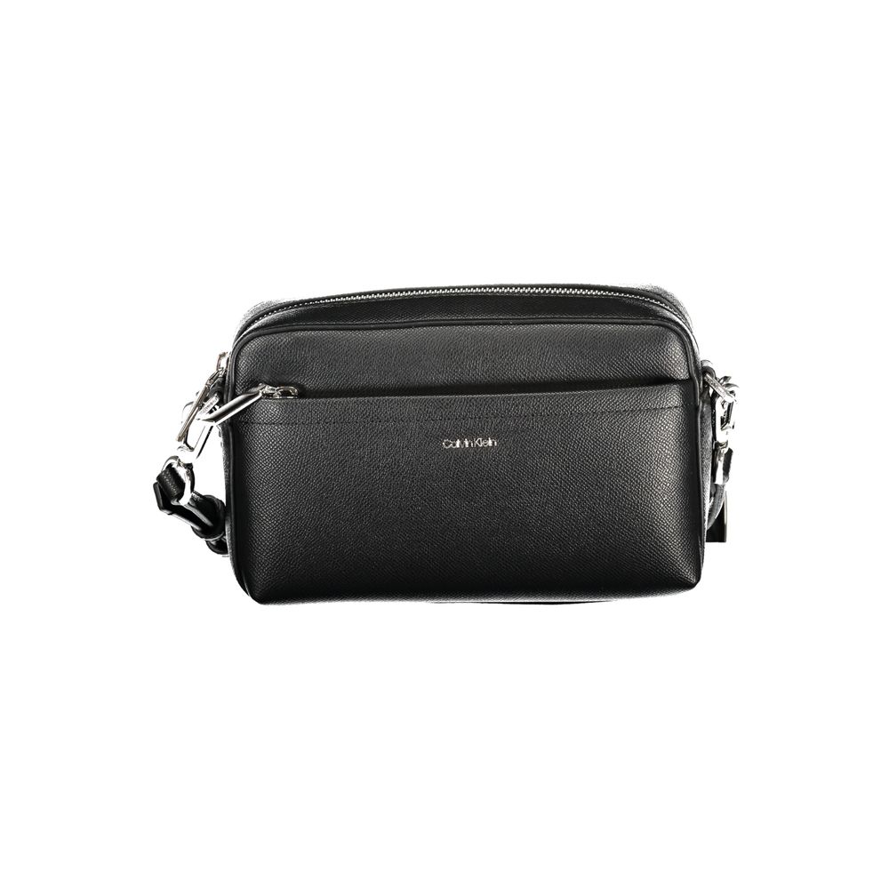 Calvin Klein Black Handbag Sleek Functional And Versatile With Practical Storage For Everyday Sophistication by Calvin Klein