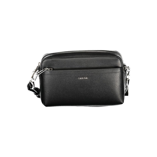 Calvin Klein Black Handbag Sleek Functional And Versatile With Practical Storage For Everyday Sophistication by Calvin Klein