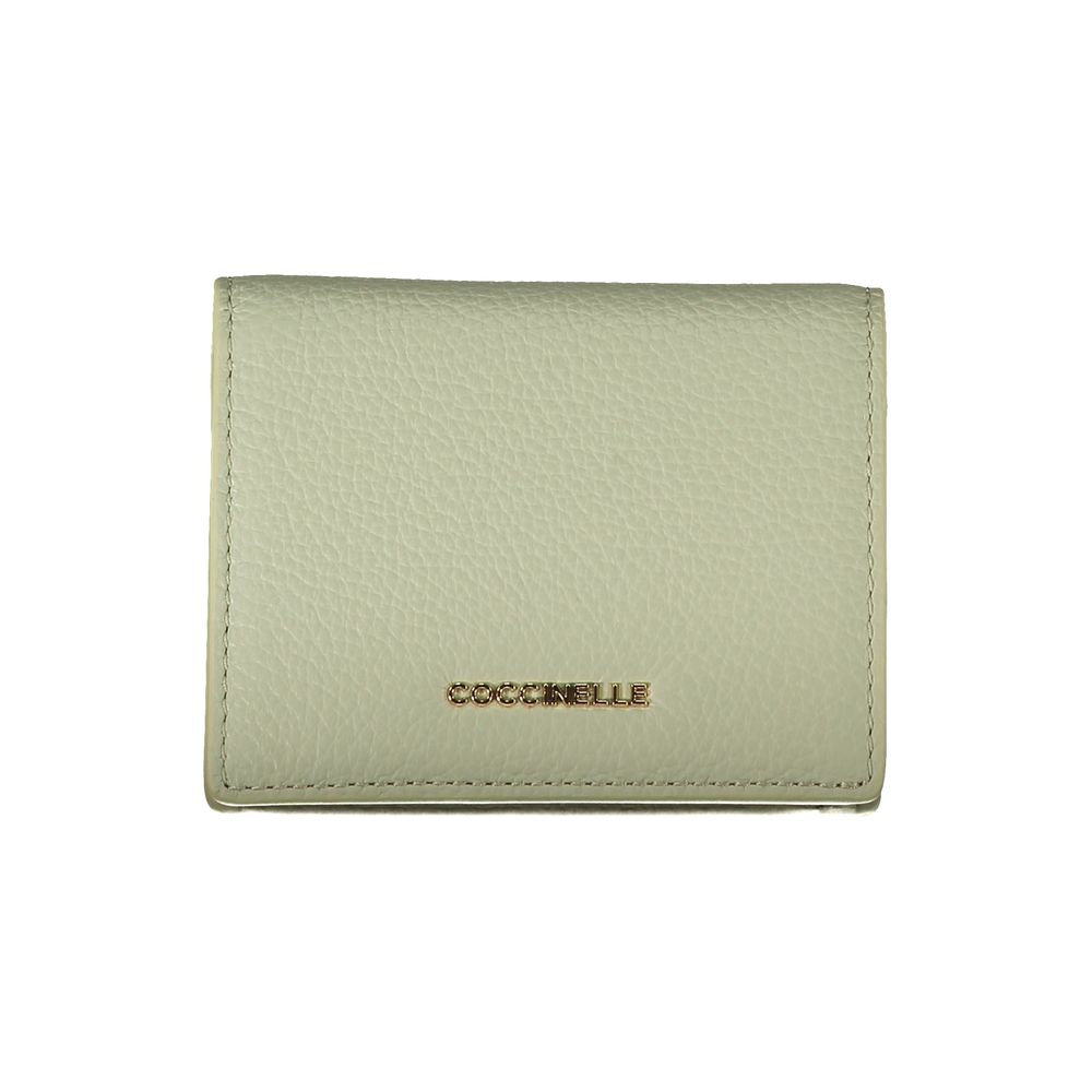 Coccinelle Green Leather Wallet From The Iconic Leather Collection Limited Edition by Coccinelle