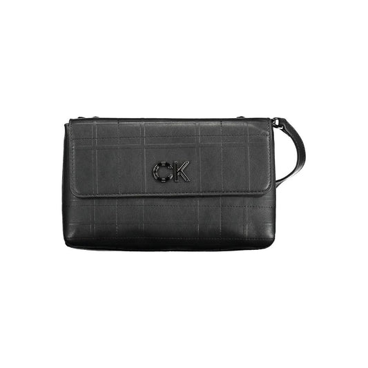 Calvin Klein Black Shoulder Bag Eco Conscious Luxury For Women Sustainable Everyday Use by Calvin Klein
