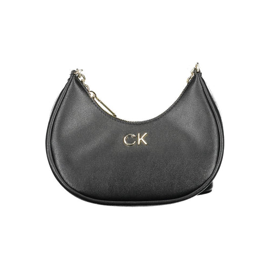 Calvin Klein Eco Conscious Shoulder Bag With Chain Strap Polyester And Polyethylene Mix by Calvin Klein