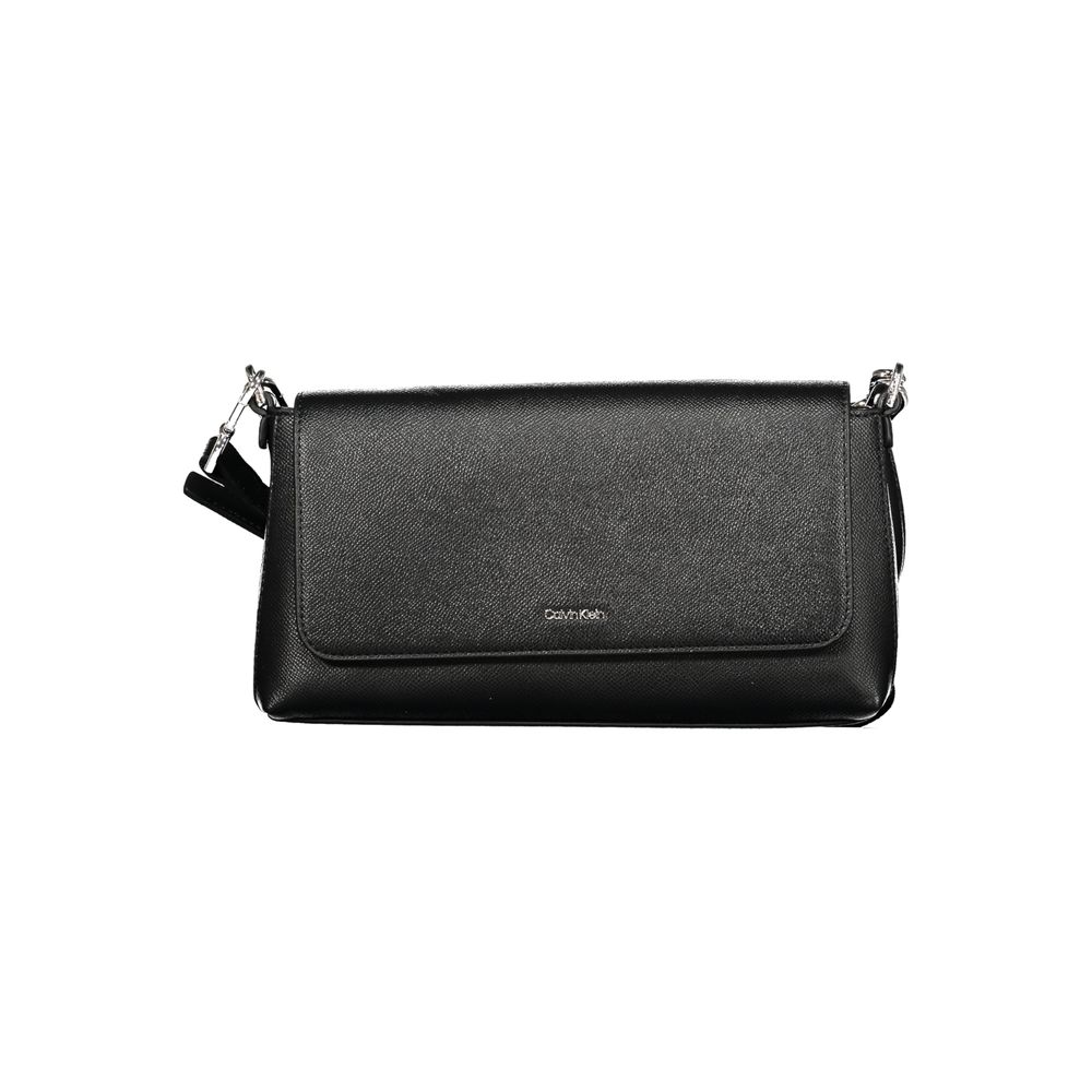 Calvin Klein Black Polyethylene Handbag Durable Minimalist Everyday Accessory for Day to Night by Calvin Klein