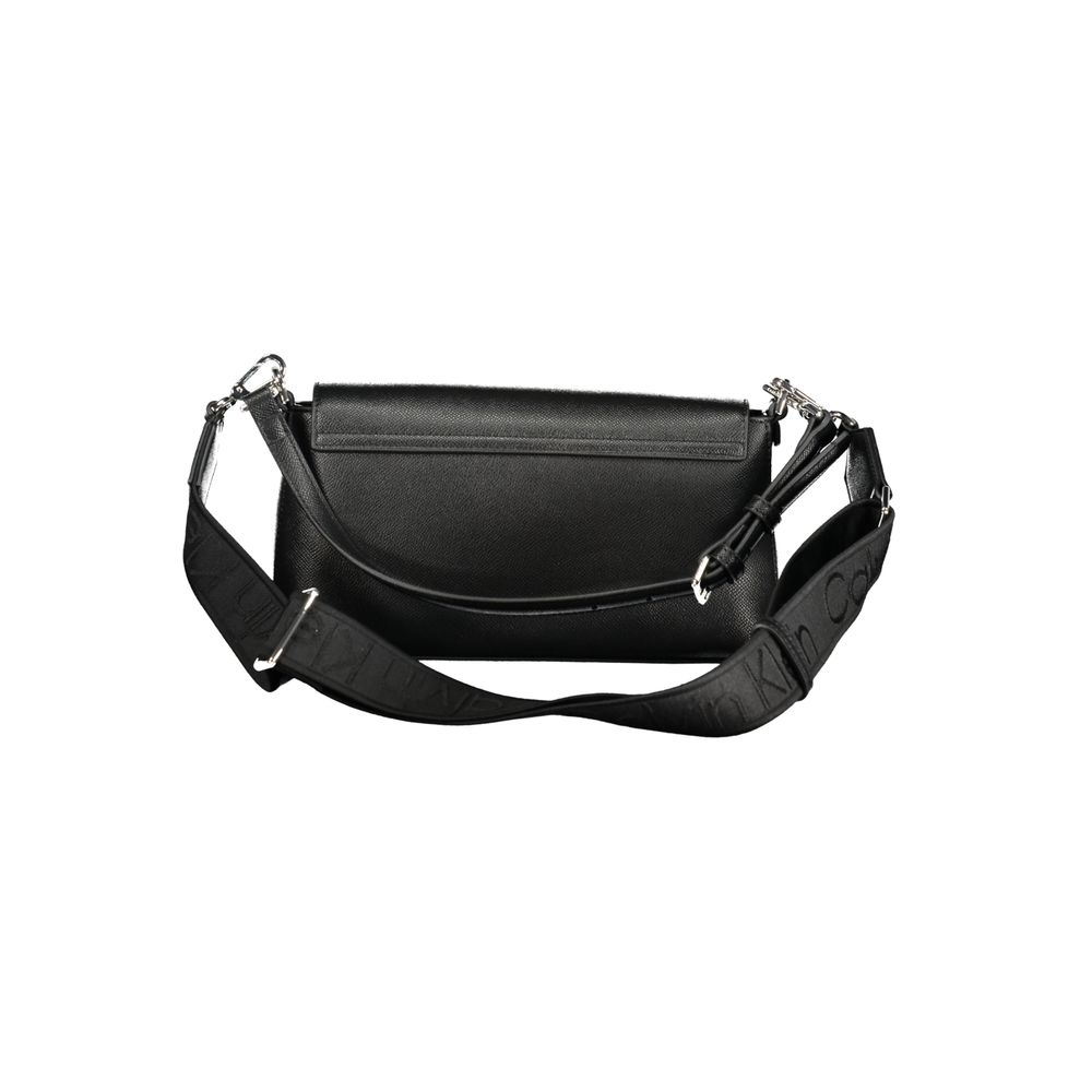 Calvin Klein Black Polyethylene Handbag Durable Minimalist Everyday Accessory for Day to Night by Calvin Klein