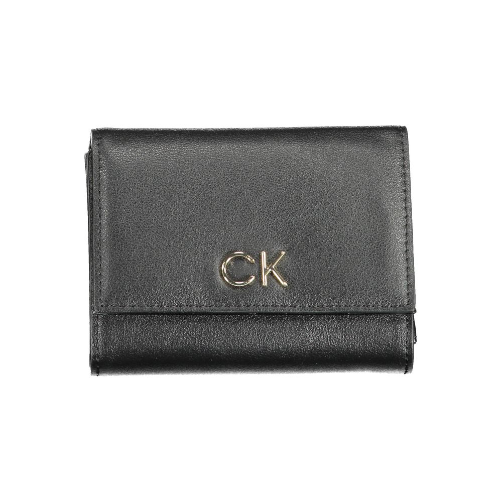Calvin Klein Black Wallet for Men Durable Polyester and Thermoplastic Polyethylene Construction by Calvin Klein