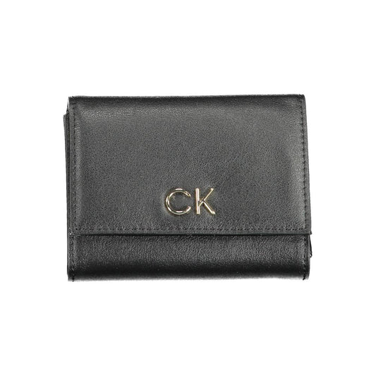 Calvin Klein Black Wallet for Men Durable Polyester and Thermoplastic Polyethylene Construction by Calvin Klein