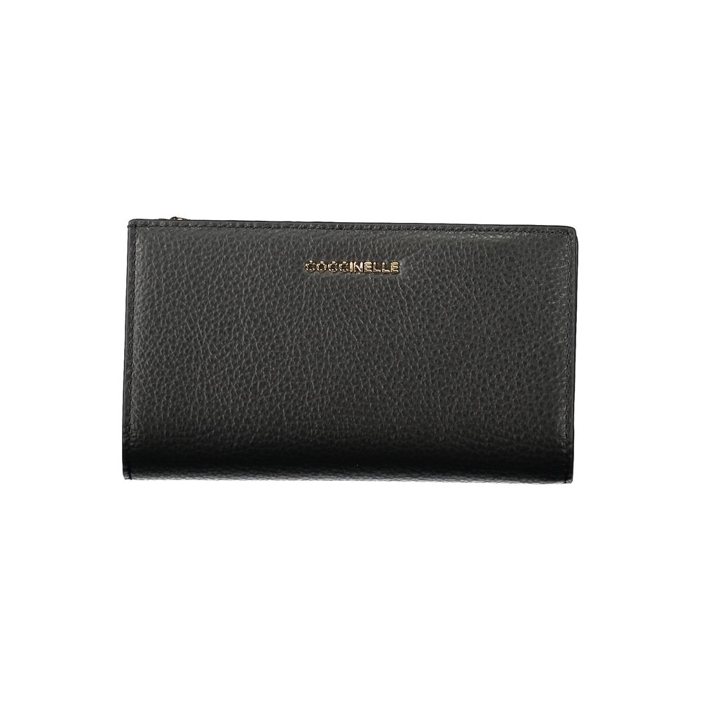 Coccinelle Metallic Soft Wallet Leather Collection Limited Edition Dual Compartments Coin Pocket by Coccinelle