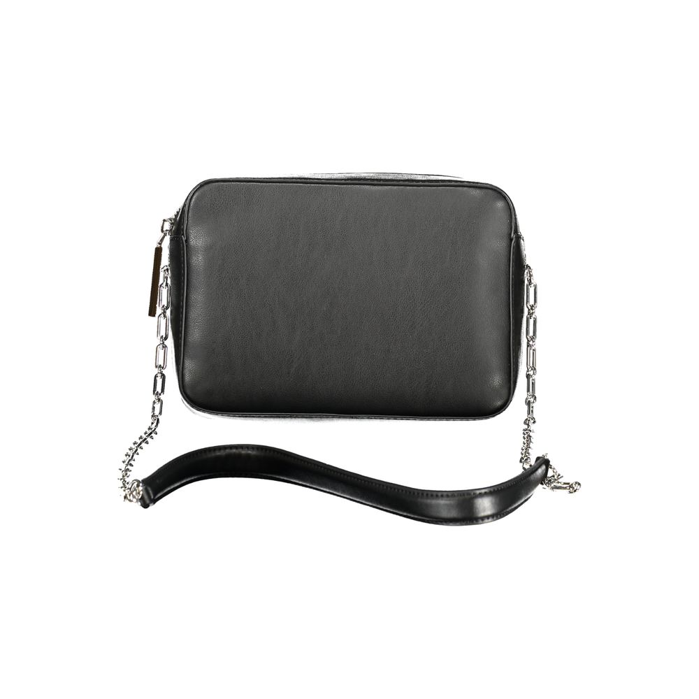 Calvin Klein Recycled Polyester Shoulder Bag Black Eco Friendly Everyday Carry With Thoughtful Organization by Calvin Klein