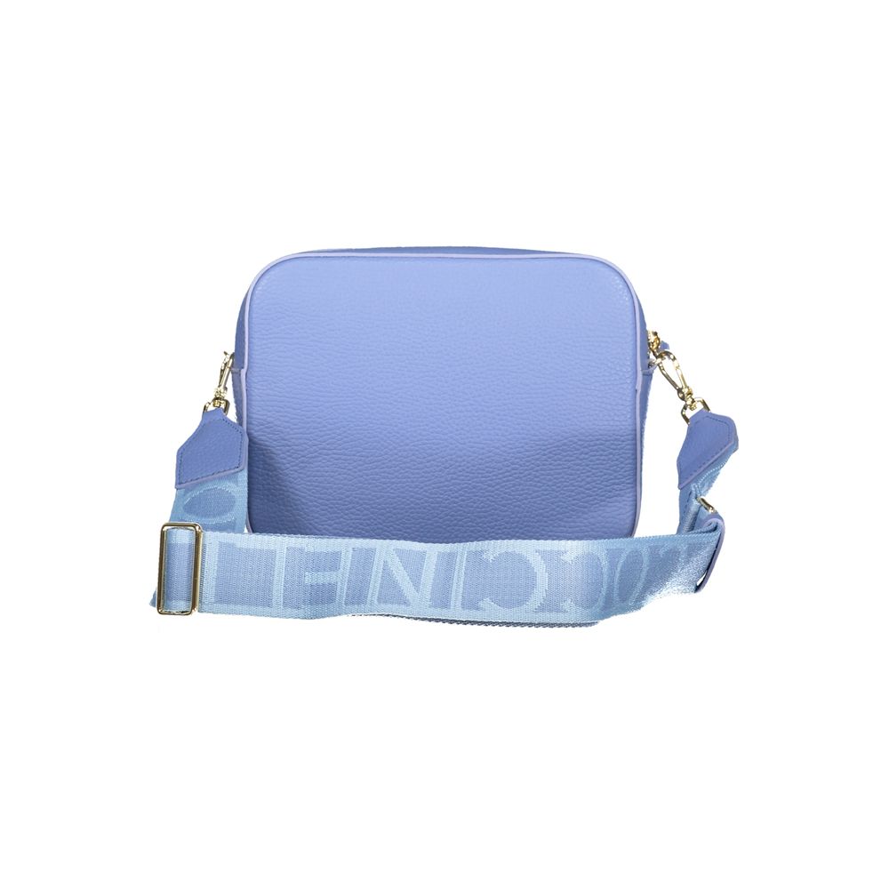 Coccinelle Tebe Bag Light Blue Leather With Adjustable Removable Shoulder Strap Italian Craftsmanship by Coccinelle
