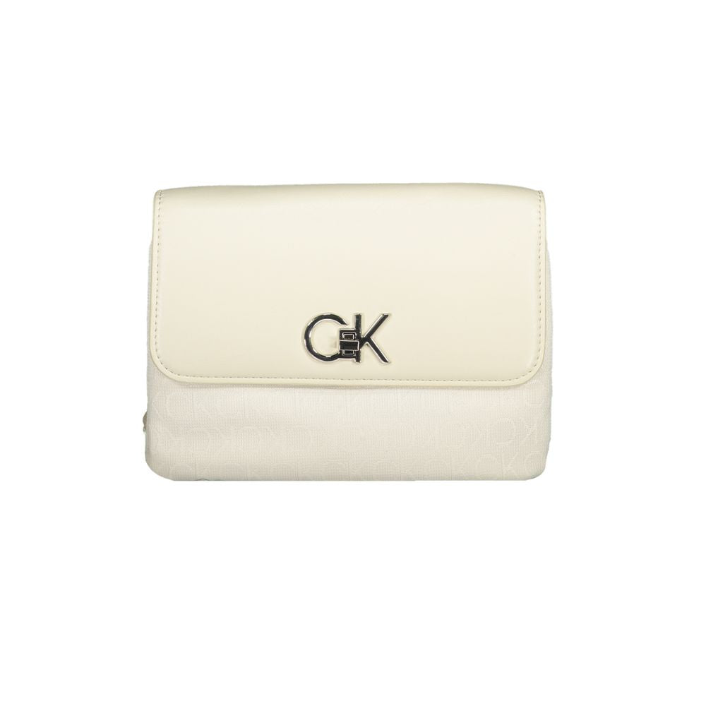 Calvin Klein Beige Polyester Handbag by Calvin Klein