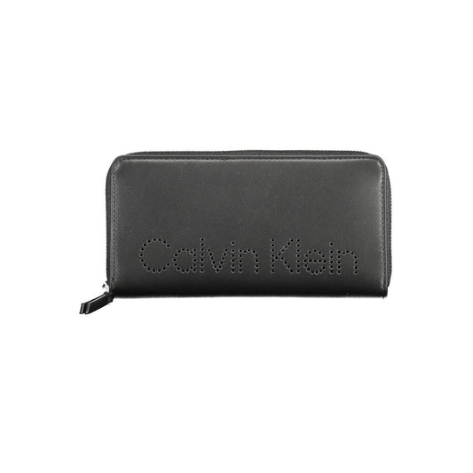 Calvin Klein Black Polyethylene Wallet by Calvin Klein