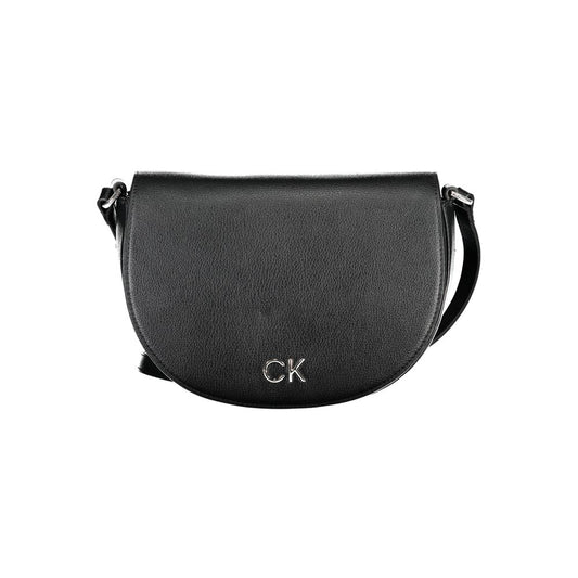 Calvin Klein Black Polyethylene Handbag by Calvin Klein