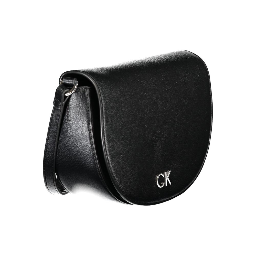 Calvin Klein Black Polyethylene Handbag by Calvin Klein