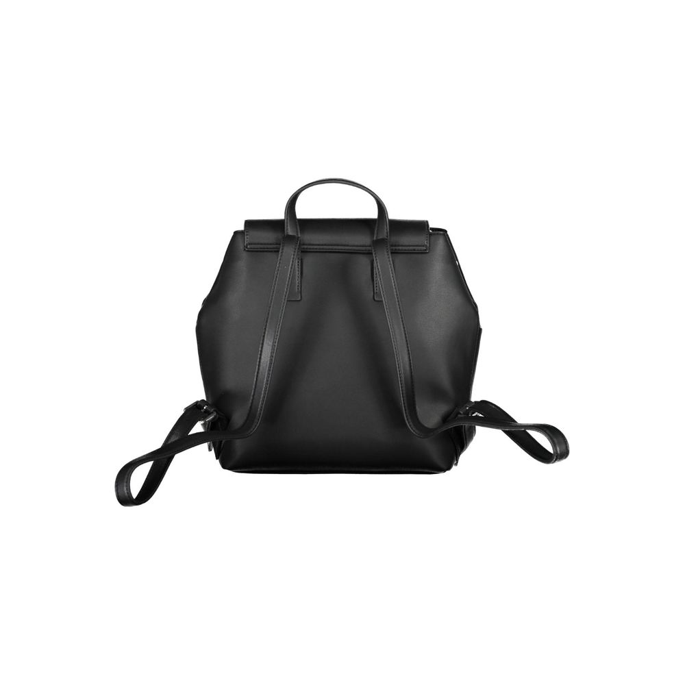Calvin Klein Black Polyester Backpack by Calvin Klein