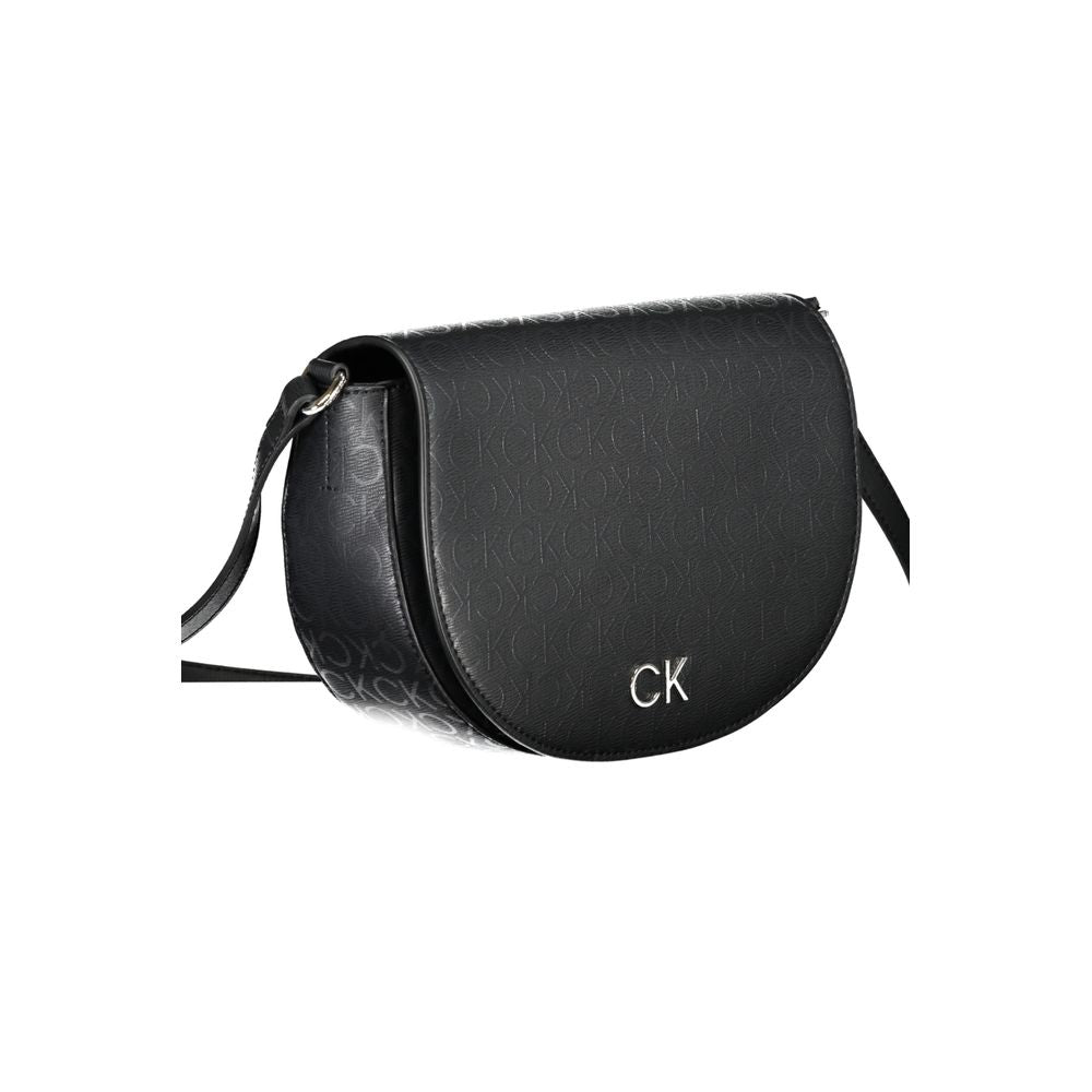 Calvin Klein Black Polyethylene Handbag by Calvin Klein