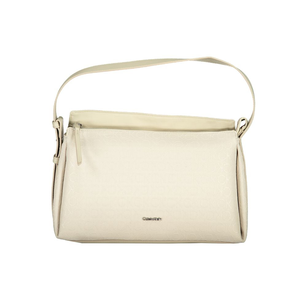 Calvin Klein Beige Polyester Handbag by Calvin Klein