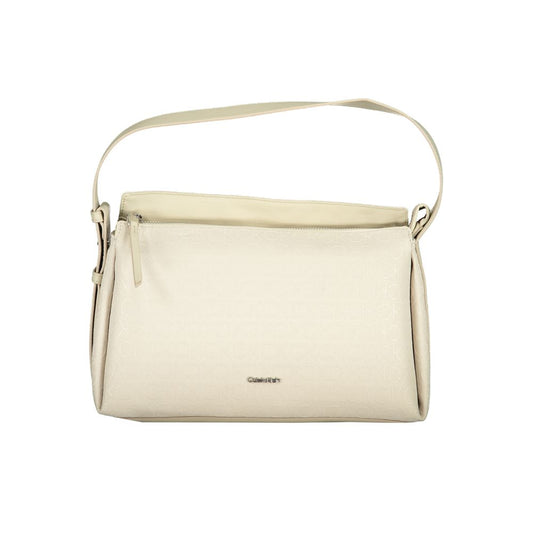 Calvin Klein Beige Polyester Handbag by Calvin Klein