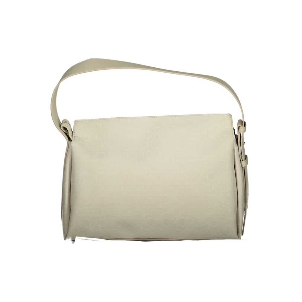 Calvin Klein Beige Polyester Handbag by Calvin Klein