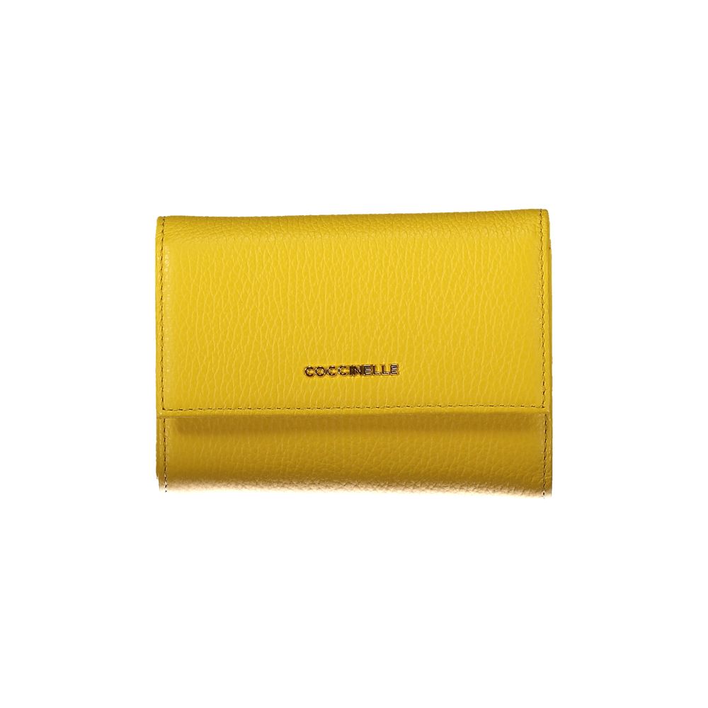 Coccinelle Yellow Leather Wallet by Coccinelle
