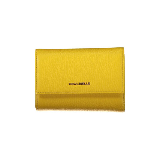 Coccinelle Yellow Leather Wallet by Coccinelle