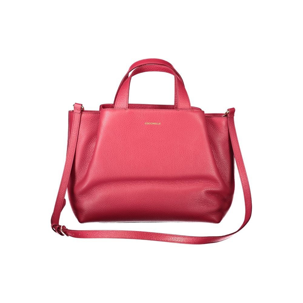 Coccinelle Red Leather Handbag by Coccinelle