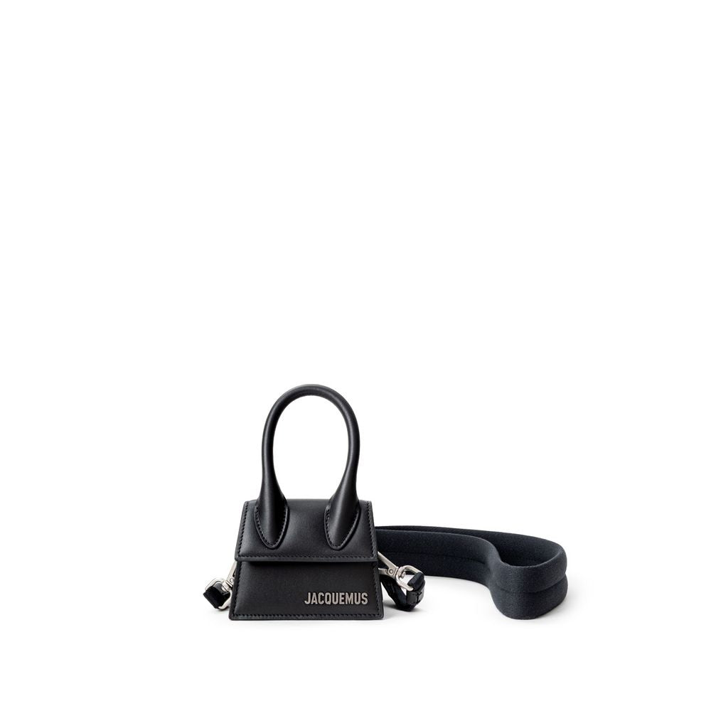 Jacquemus Black Leather Handbag by Jacquemus