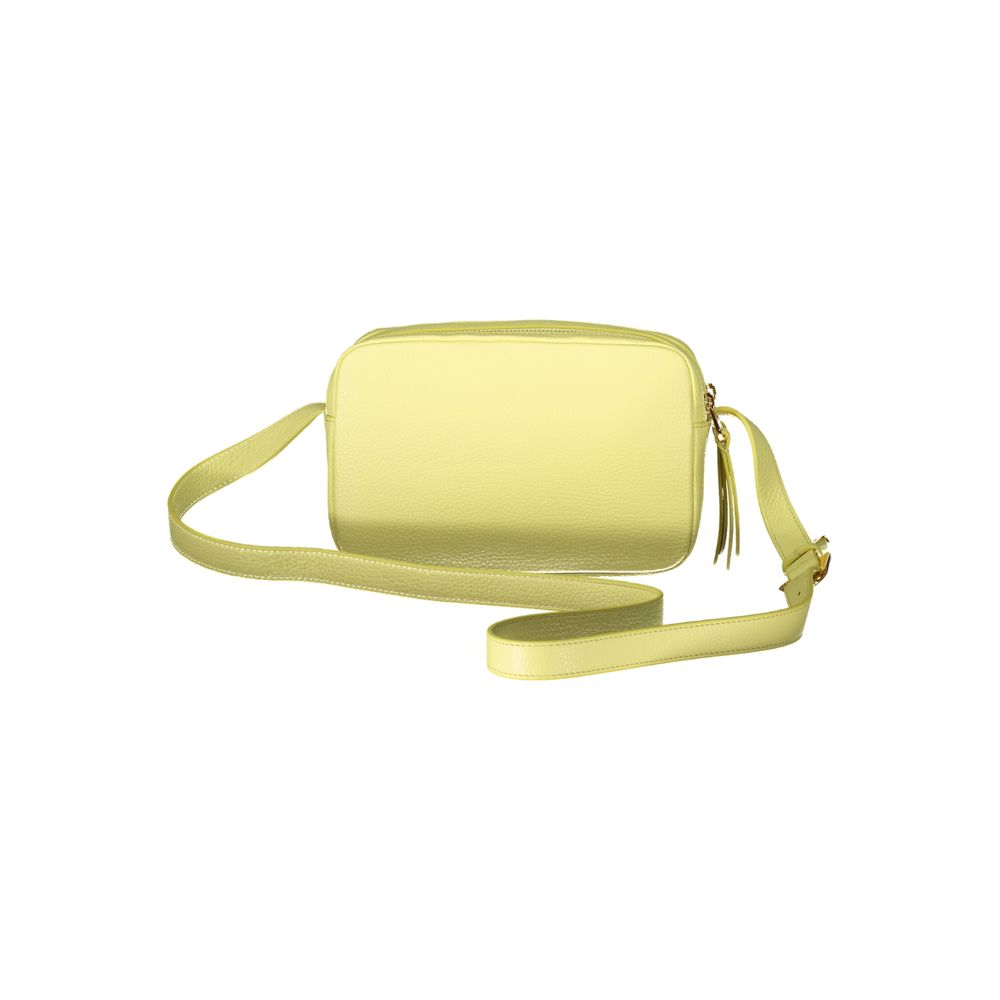 Coccinelle Yellow Leather Handbag by Coccinelle