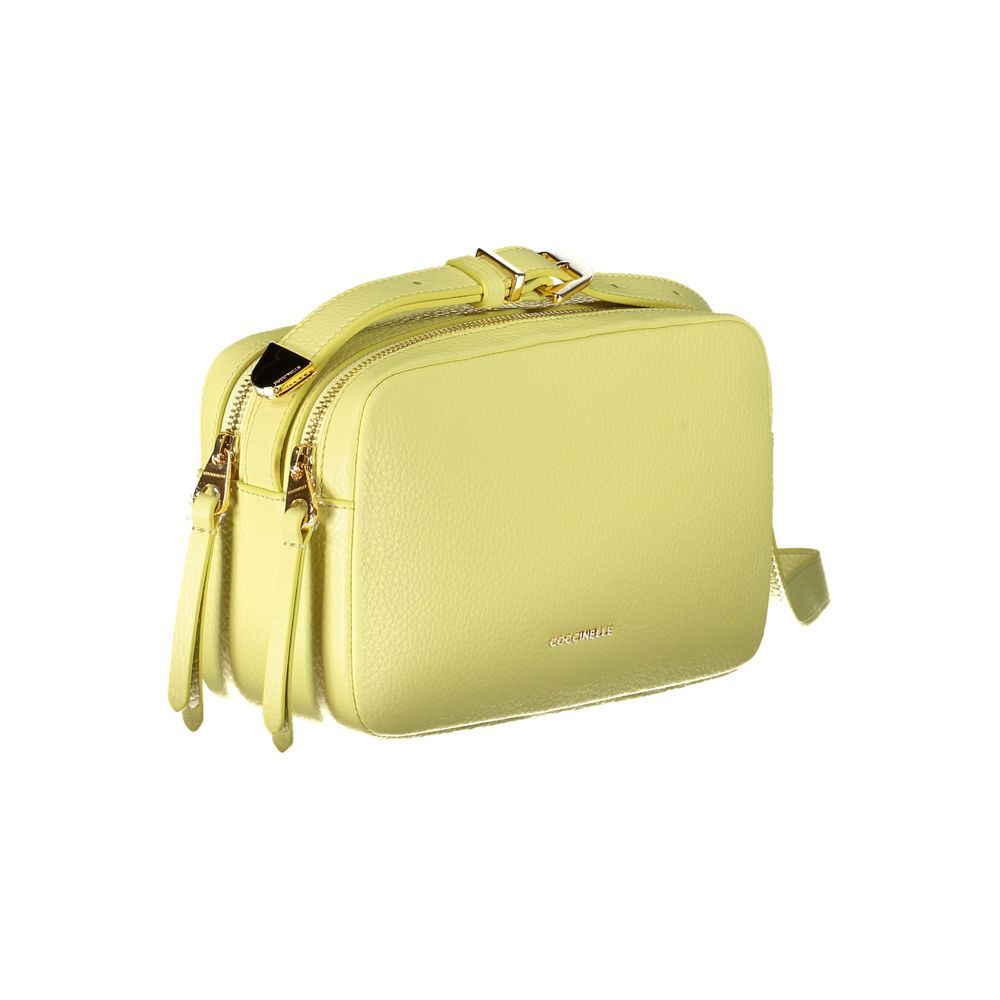 Coccinelle Yellow Leather Handbag by Coccinelle