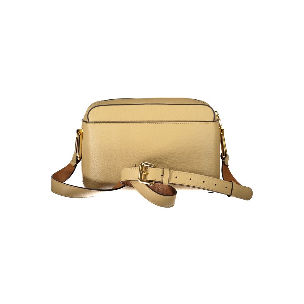 Coccinelle Beige Leather Handbag by Coccinelle