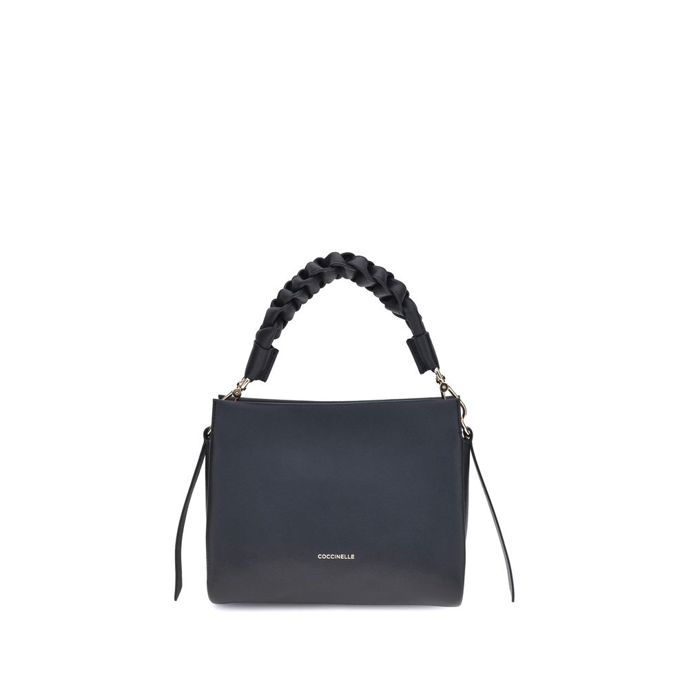 Coccinelle Black Calf Leather Bos Taurus Shoulder Bag by Coccinelle