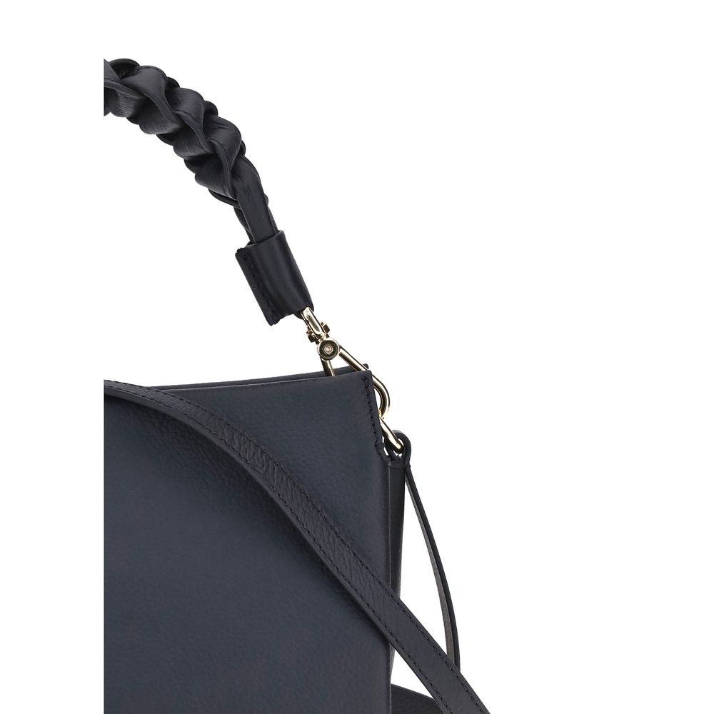 Coccinelle Black Calf Leather Bos Taurus Shoulder Bag by Coccinelle