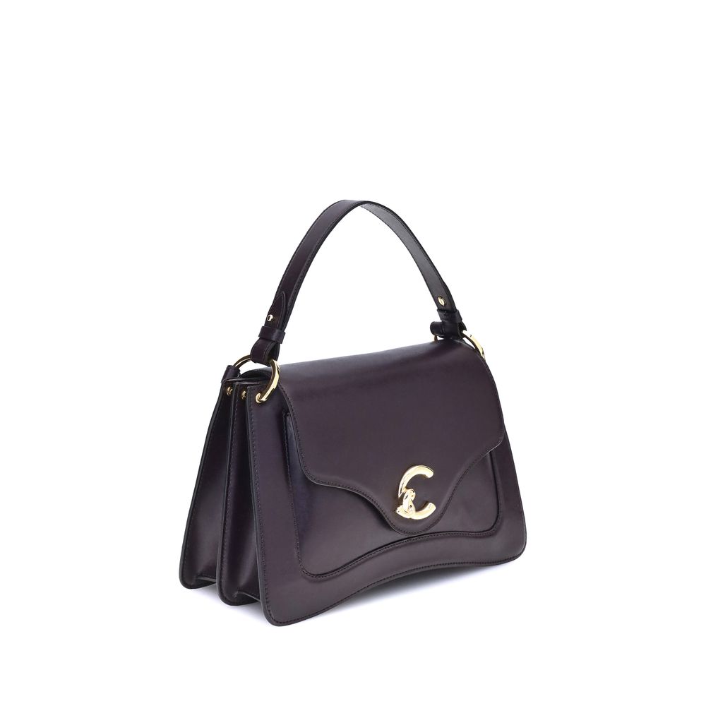 Coccinelle Purple Calf Leather Bos Taurus Handbag by Coccinelle
