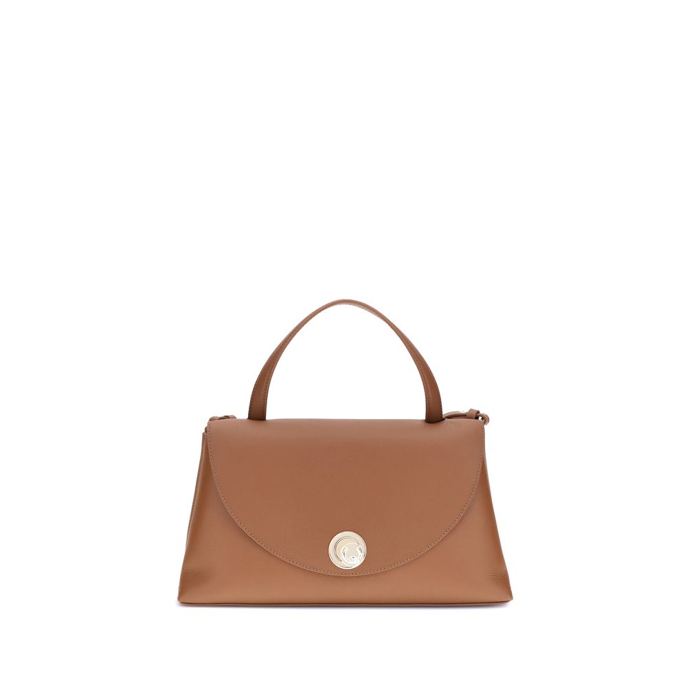 Coccinelle Brown Calf Leather Bos Taurus Handbag by Coccinelle