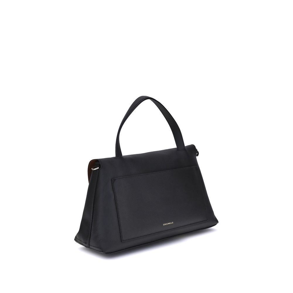Coccinelle Black Calf Leather Bos Taurus Handbag by Coccinelle