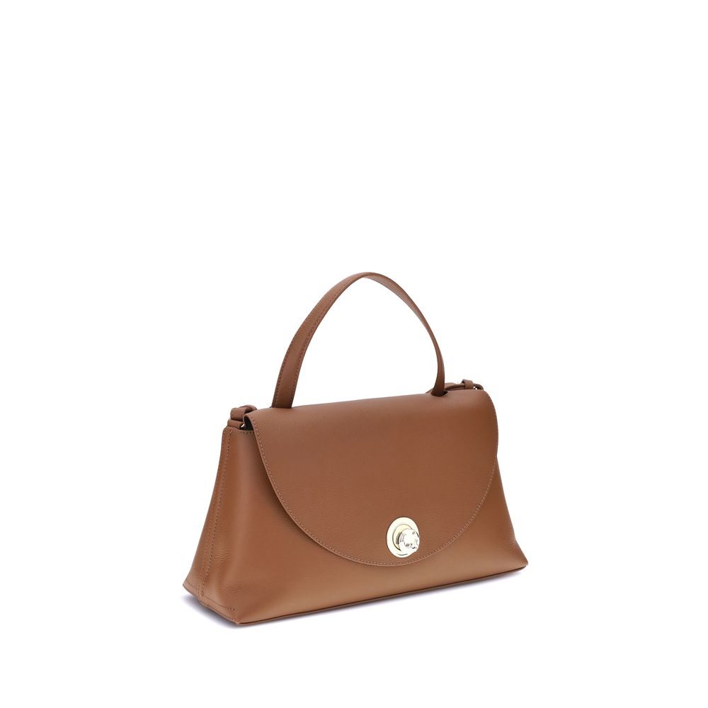 Coccinelle Brown Calf Leather Bos Taurus Handbag by Coccinelle
