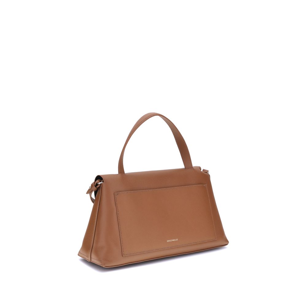Coccinelle Brown Calf Leather Bos Taurus Handbag by Coccinelle