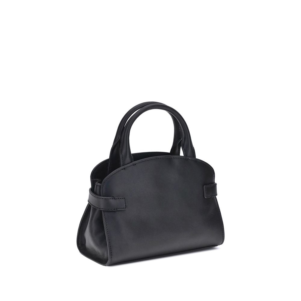 Coccinelle Black Calf Leather Bos Taurus Handbag by Coccinelle