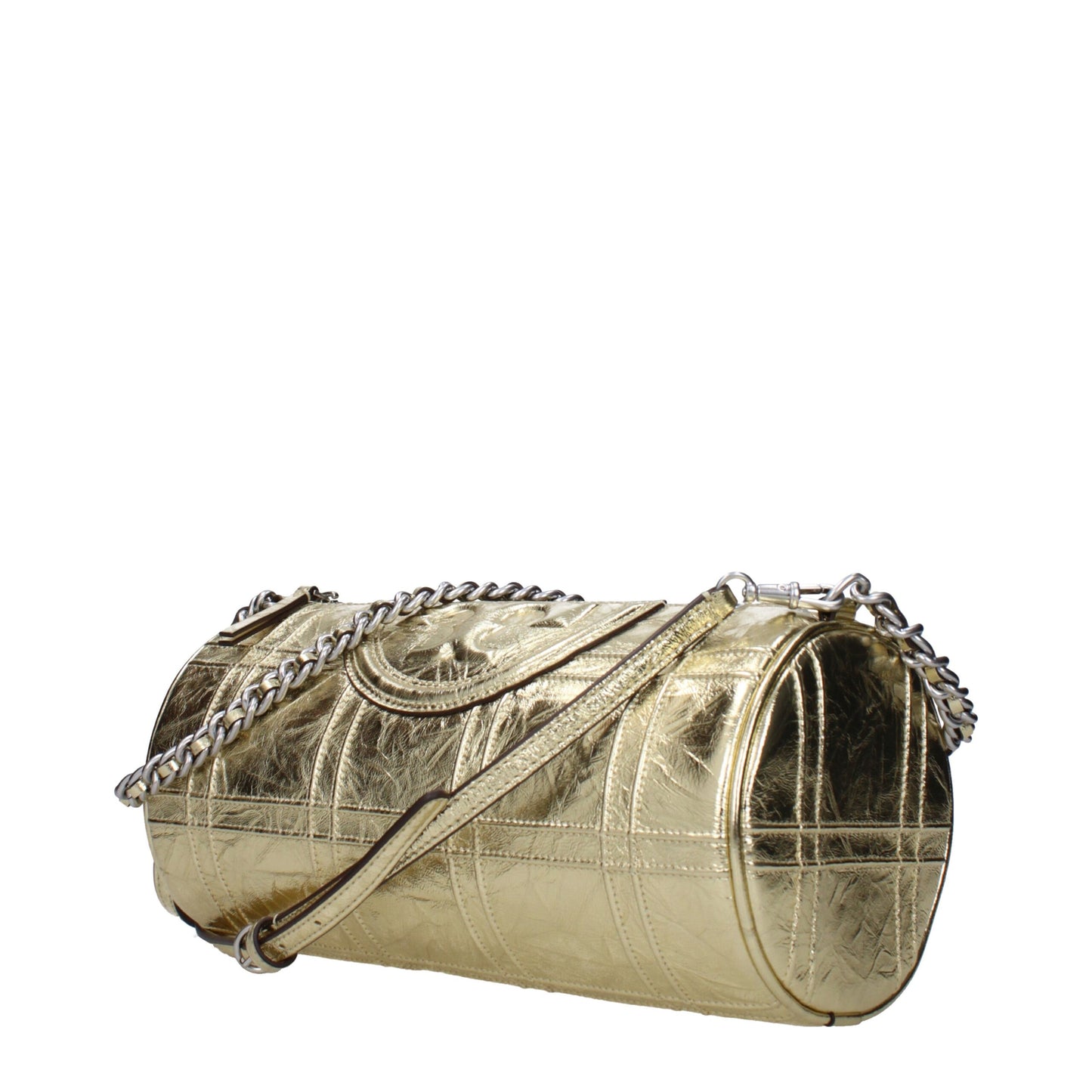 Tory Burch Gold Leather Shoulder Bag