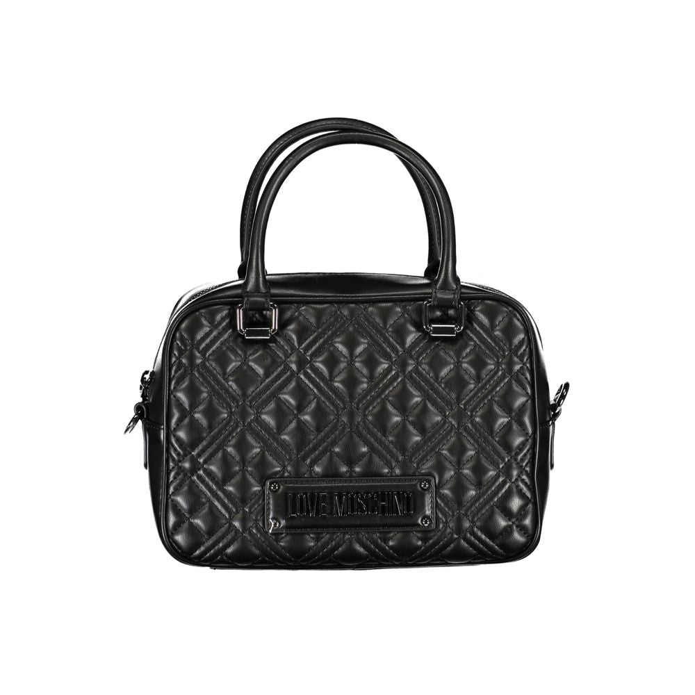 Love Moschino Black Polyethylene Handbag by Love Moschino