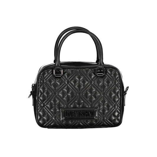 Love Moschino Black Polyethylene Handbag by Love Moschino