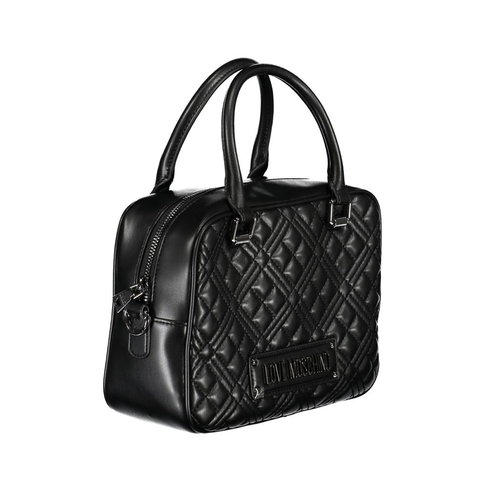 Love Moschino Black Polyethylene Handbag by Love Moschino