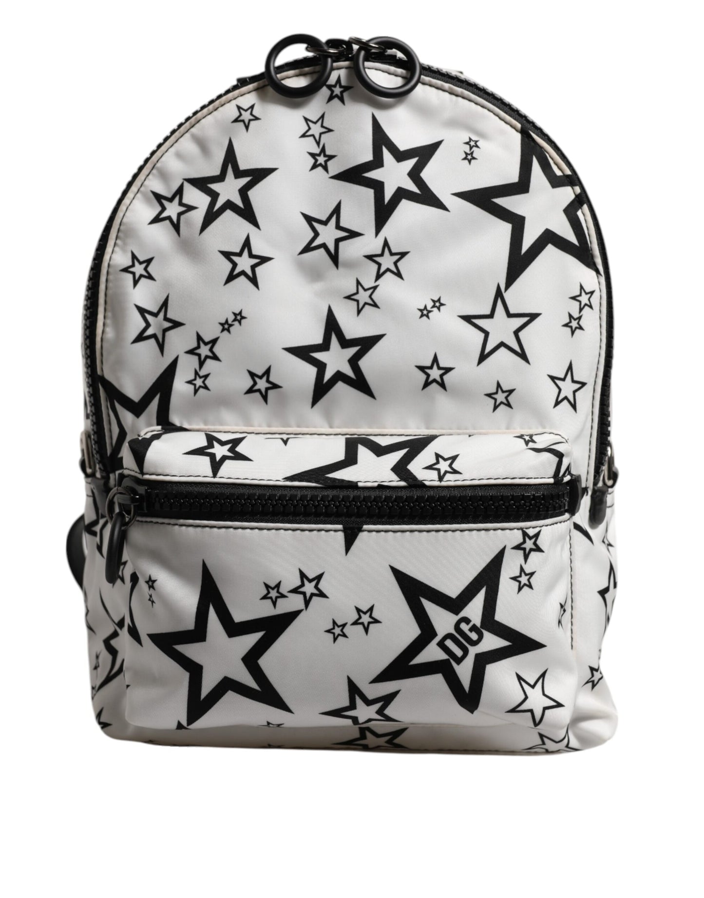 Backpack with star pattern on a white background