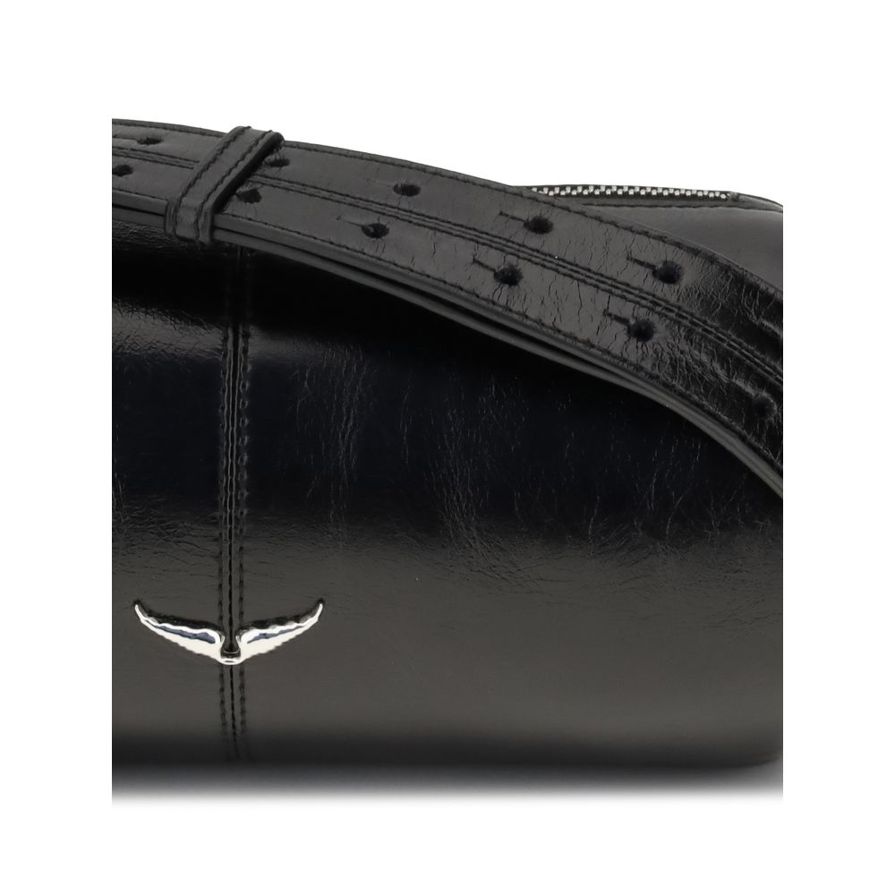 Zadig & Voltaire Black Leather Shoulder Bag by Zadig & Voltaire