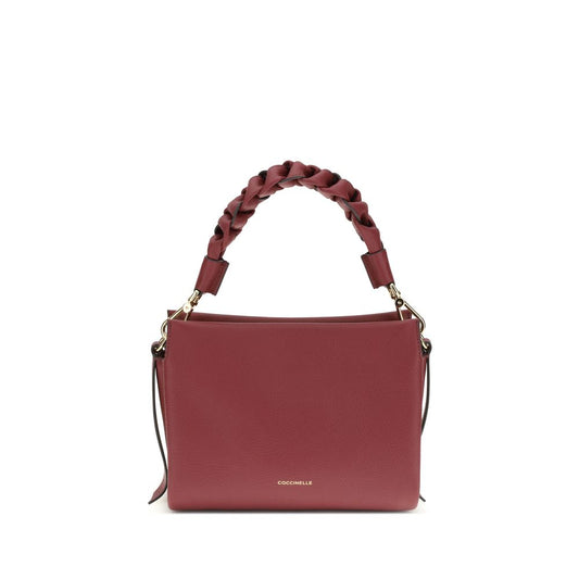 Coccinelle Bordeaux Calf Leather Bos Taurus Shoulder Bag by Coccinelle