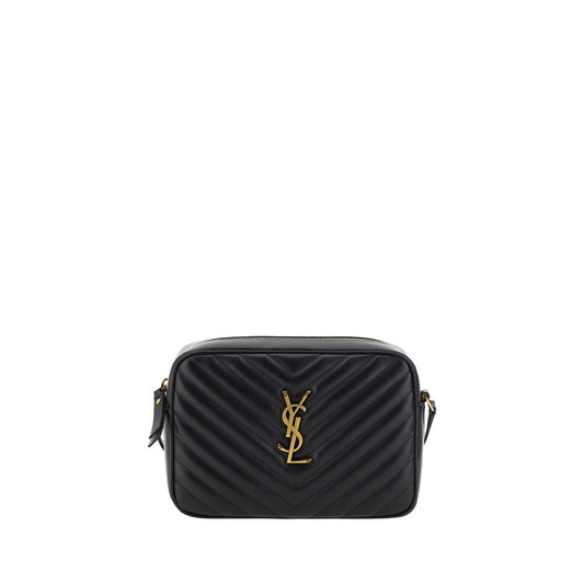 Saint Laurent Black Calf Leather Bos Taurus Shoulder Bag