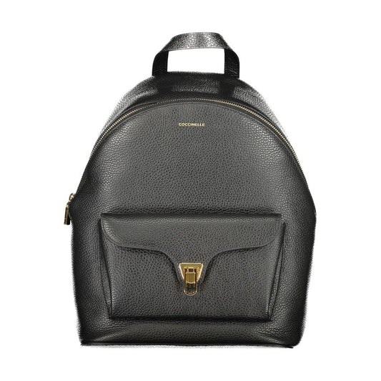 Coccinelle Black Leather Women Backpack by Coccinelle