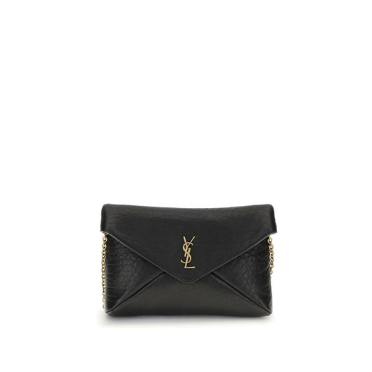 Saint Laurent Cassandre chain Clutch Bag by Saint Laurent
