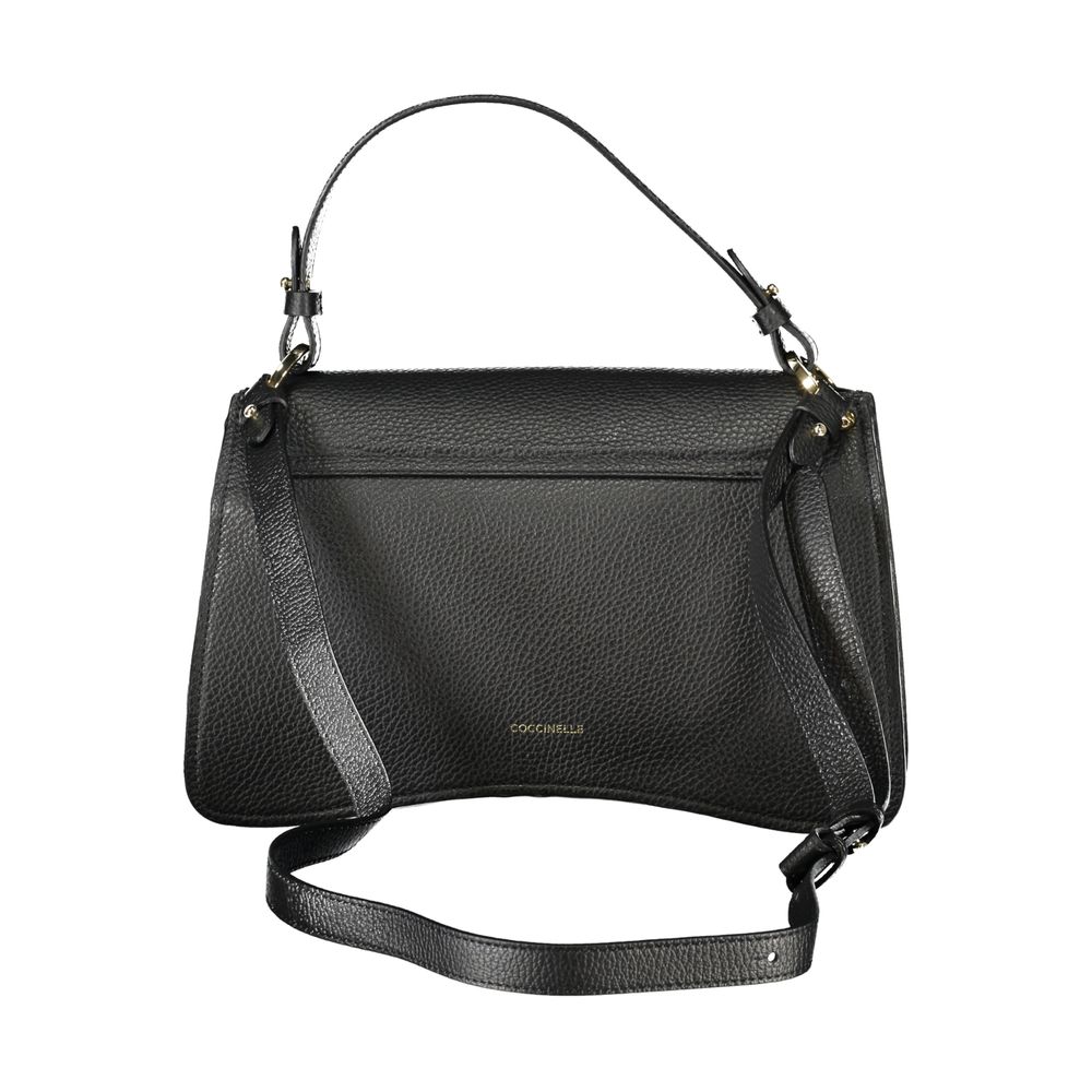 Coccinelle Black Leather Handbag by Coccinelle