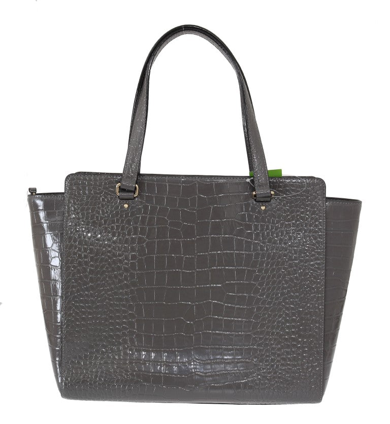 Kate Spade Elissa Bristol Drive Croc-Embossed Tote